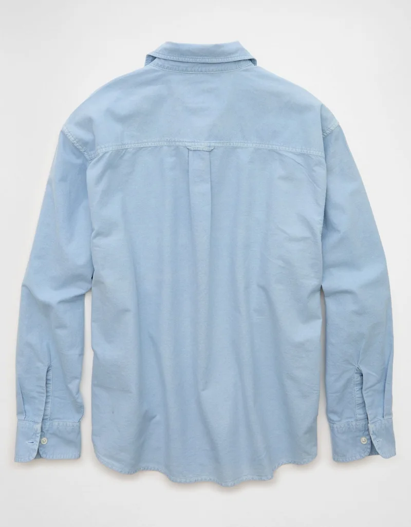 American Eagle  AE Everyday Relaxed Fit Oxford Shirt for Men | Best Price UAE
