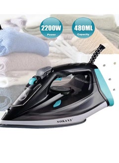 sokany Steam Iron with Non Stick Soleplate Self Clean Function  - Image 3