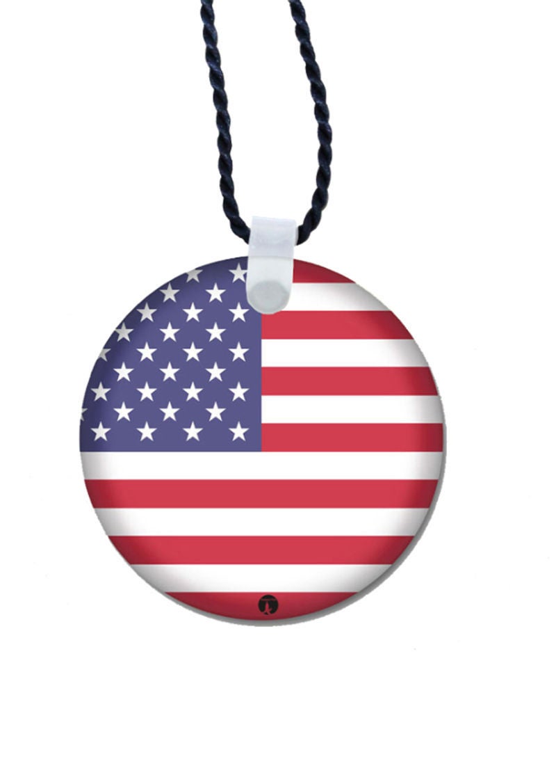 RKN American Flag Printed Car Mirror Pendant - Image 2