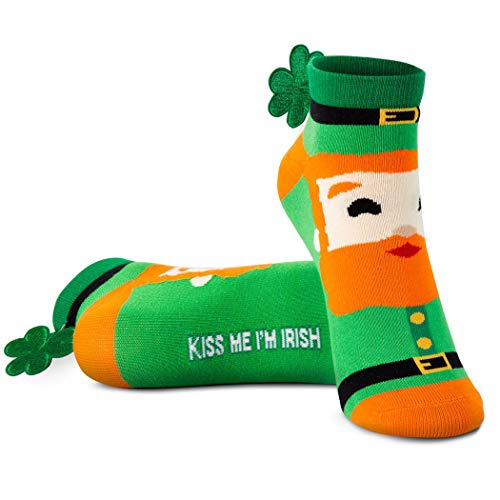 Gone For a Run Athletic Ankle Running Socks | Woven Low Cut | Leprechaun - Image 1