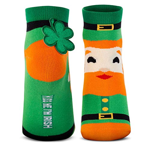 Gone For a Run Athletic Ankle Running Socks | Woven Low Cut | Leprechaun - Image 2