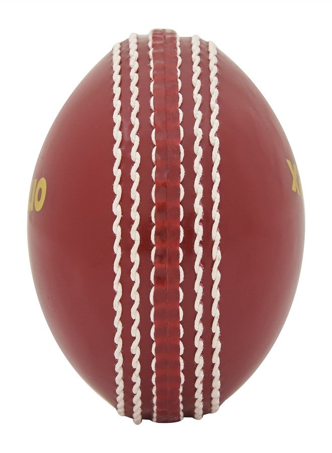 omtex Cricket Ball (Red1) - Image 3