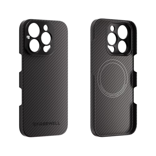 FREEWELL Pro Filmmaker Case for iPhone 16 Pro Max 17mm Lens Magnetic Filter Mount Black - Image 1