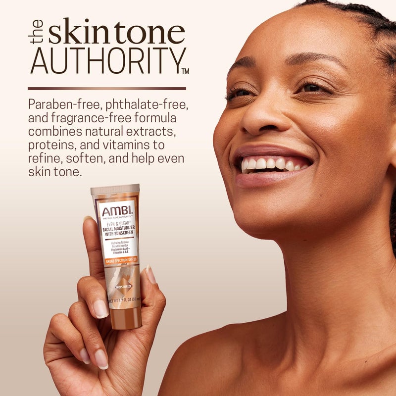 Ambi Even & Clear Facial Moisturizer with Sunscreen SPF 30, 1.7 Ounce - Image 3