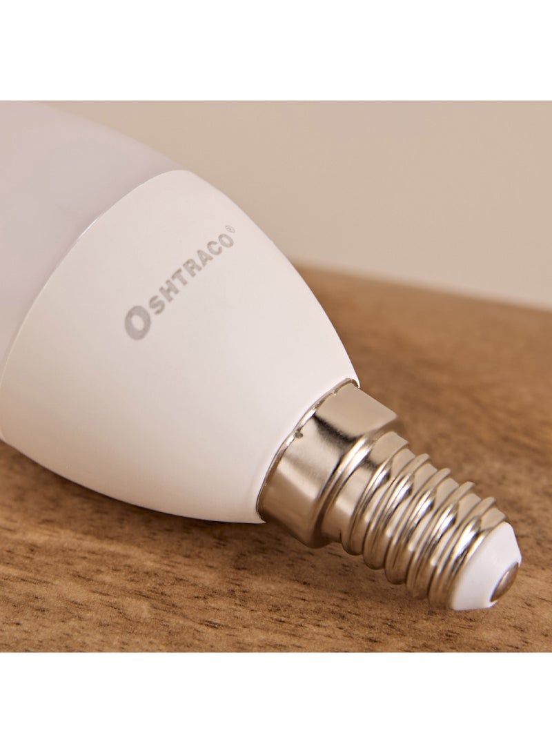OSHTRACO لمبة LED من النوع الأبيض الدافئ E14 بقوة 4 وات، 4 × 13 × 4 سم - Image 2