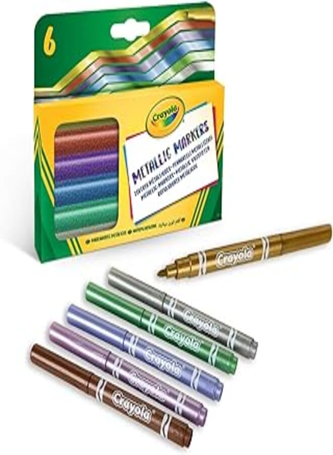Crayola 6CT Metallic Markers