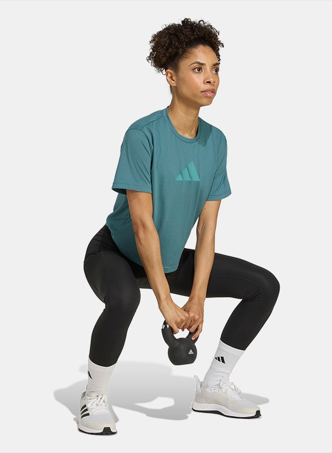 Adidas Train Essentials Big Logo Performance Training T-Shirt - Image 3