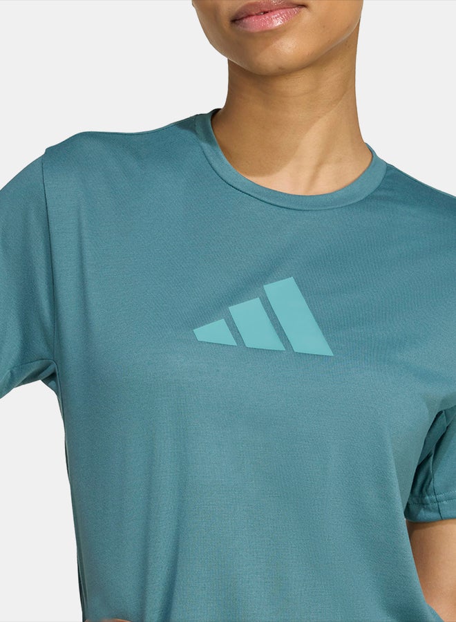 Adidas Train Essentials Big Logo Performance Training T-Shirt - Image 4