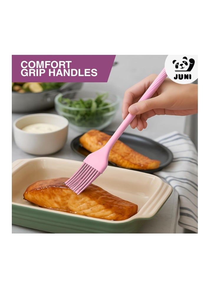 JUNI Kitchen Utensils Set – 21-Piece Silicone Kitchen Utensils Set, Heat-Resistant Silicone Cooking Utensils, Non-Stick Cookware Safe Kitchen Tool Set, BPA-Free with Storage Holder - Image 3