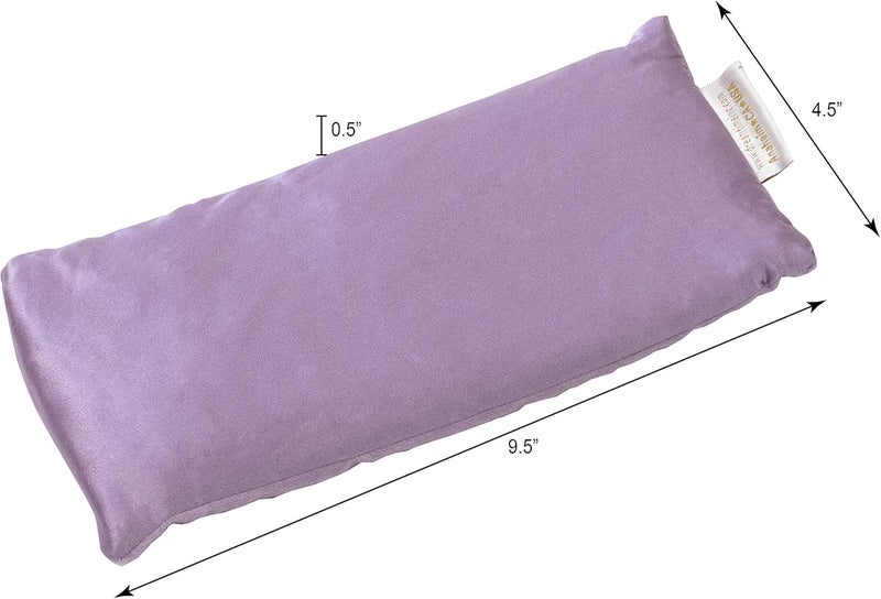 DreamTime Inner Peace Eye Pillow, Aromatherapy Lavender, Wellness and Relaxation Mask, Sooth Stress and Relieve Headaches, Purple Velvet - Image 2