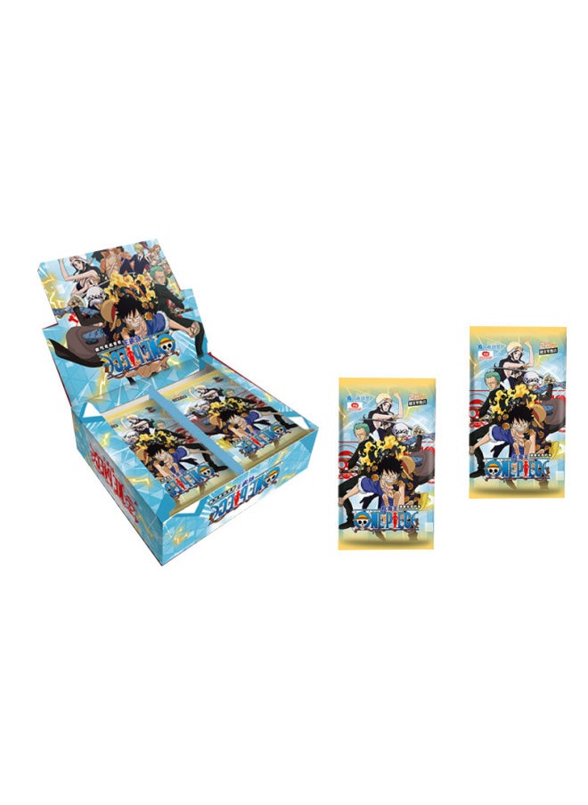 East Man Society One Piece Third Play Pirate Animation Surrounding Fun Card Blind Box Unpacking Products Listed And Snapped Up-Color:Qiqu Chuangxiang One Piece Detas Rosa Chapter 2 Yuan 4 Bullets 30 Packs Of 150 Sheets  - Image 1