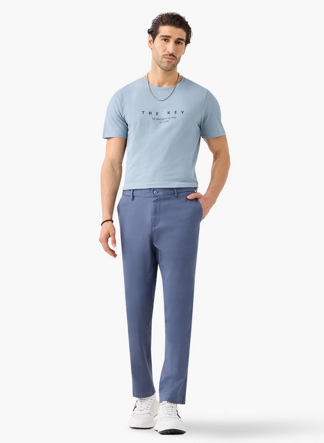 Iconic Printed T-shirt with Round Neck and Short Sleeves - Image 2