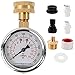 Uharbour Uharbour Water Pressure Gauge Kit Including Adaptors, UHARBOUR 2.5"Glycerin Filled Water Pressure Test Gauge with Brass  - Image 2