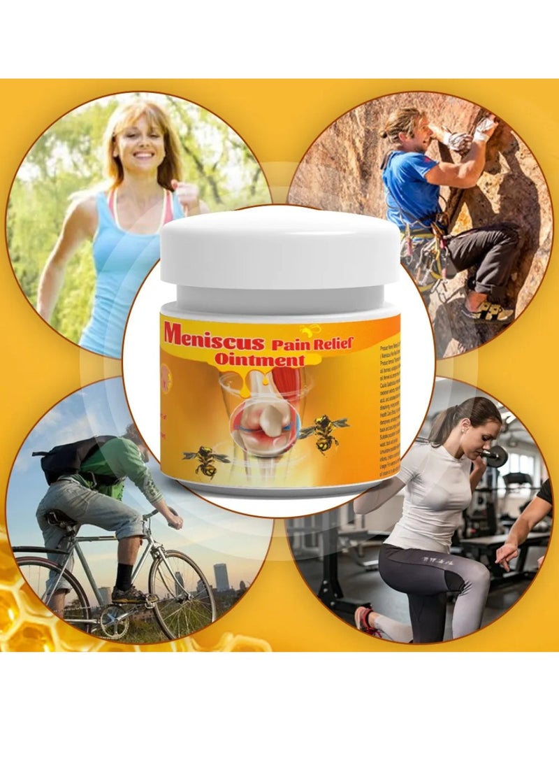 Sumifun مرهم تخفيف آلام الغضروف كريم تخفيف آلام المفاصل عناية بالركبة بلسم سم النحل لعلاج المفاصل جل كريم تخفيف آلام سم النحل 20 جرام - Image 3