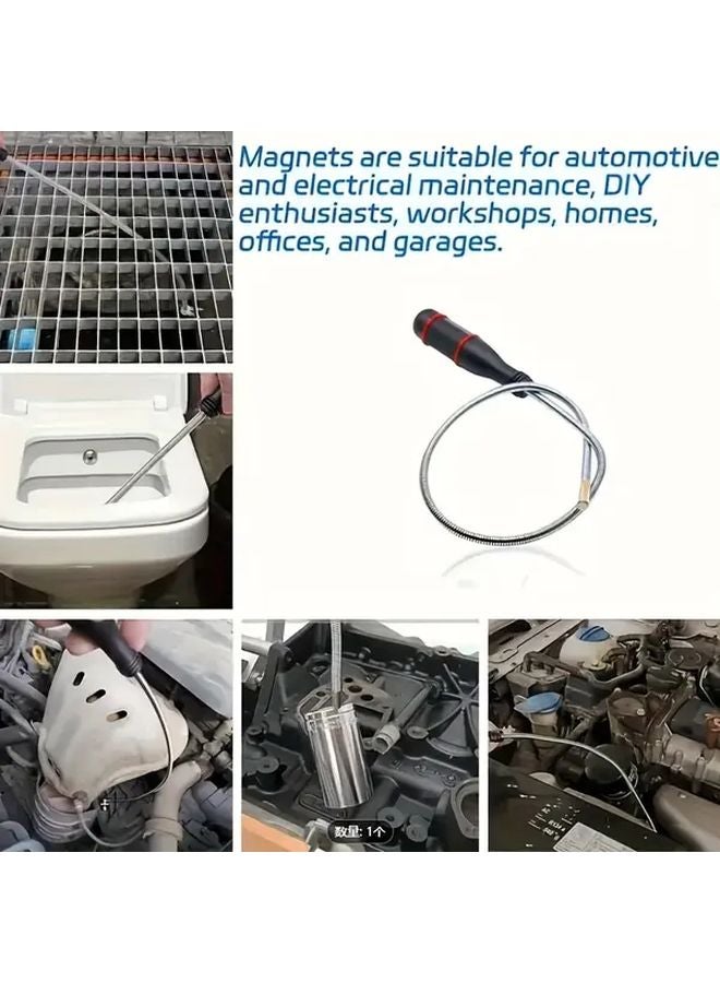 1pc Heavy Duty Retractable Magnetic Grabber Long Handle No Power Needed - Image 4