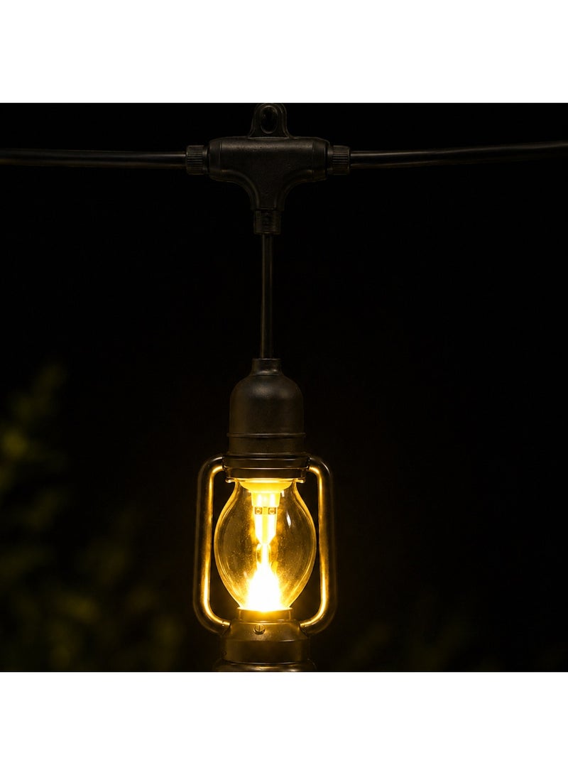 لاكوز سلسلة أضواء LED خارجية مع قابس - مجموعة إضاءة معلقة مقاومة للماء لتزيين الحدائق والباحات والشرفات وحفلات الزفاف والحفلات والمقاهي - Image 5