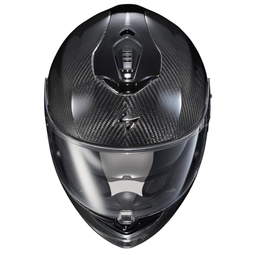 ScorpionEXO ST1400 EVO Carbon Fiber Full Face Sport Touring Street Motorcycle Helmet - Bluetooth Ready Speaker Pockets DOT ECE Solid (Gloss Black - X-Large) - Image 3