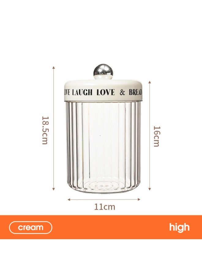 Noon East Plastic Jars with Lids, Clear Jar Refillable Cosmetic Jars Storage Containers Kitchen Storage with Lids for Cosmetics Food Seasonings - Image 2