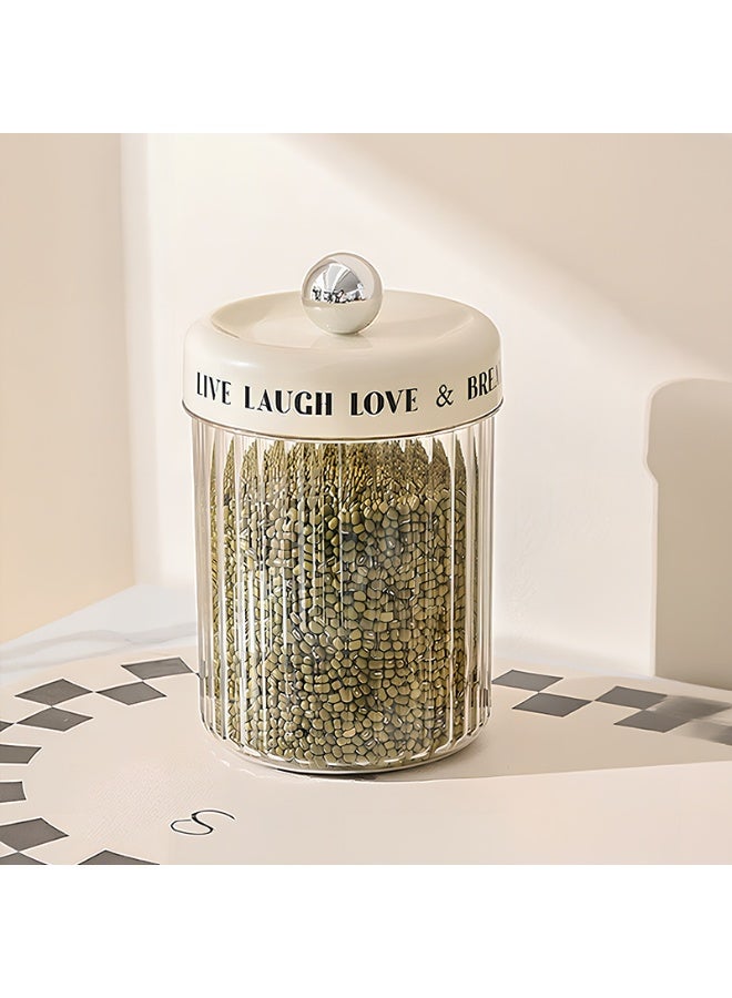 Noon East Plastic Jars with Lids, Clear Jar Refillable Cosmetic Jars Storage Containers Kitchen Storage with Lids for Cosmetics Food Seasonings - Image 5