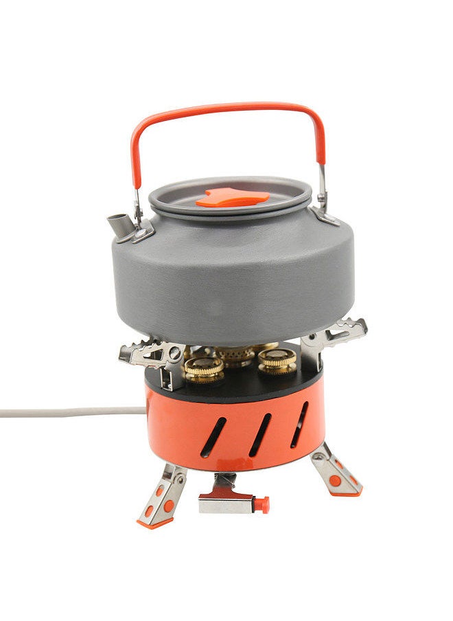 ZYZY - zyzy 5-Core Camping Stove 15800W High-Power Gases Burner Stove Backpacking Stove Windproof with Piezo Ignition Adjustable Valve Storage Bag - Image 1