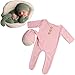 Vedory Vedory Newborn Photography Boy Outfit Baby Boy Girls Photo Shoot Costume Crochet Clothes Hat Pants Baby Prop  - Image 2