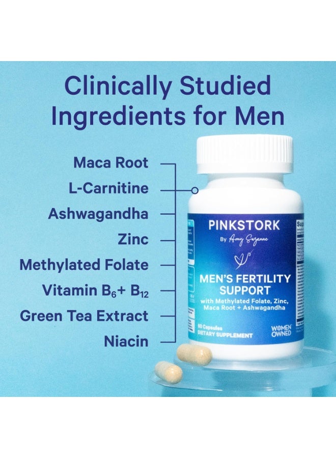 Pink Stork Blue Stork Men's Fertility Support 60 Caps - Image 3