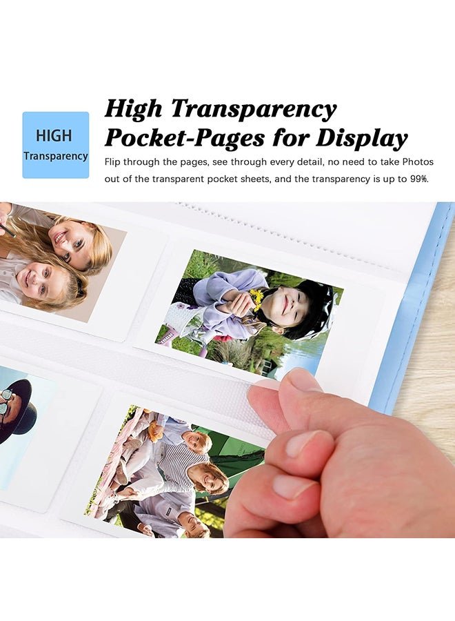 O Ozone 256 Pockets Photo Album for Fujifilm Instax Mini Camera, Leather Cover Photo Album for Instax Mini 12 11 9 40 90 8 7 Evo LiPlay Instant Camera - Cyon - Image 5