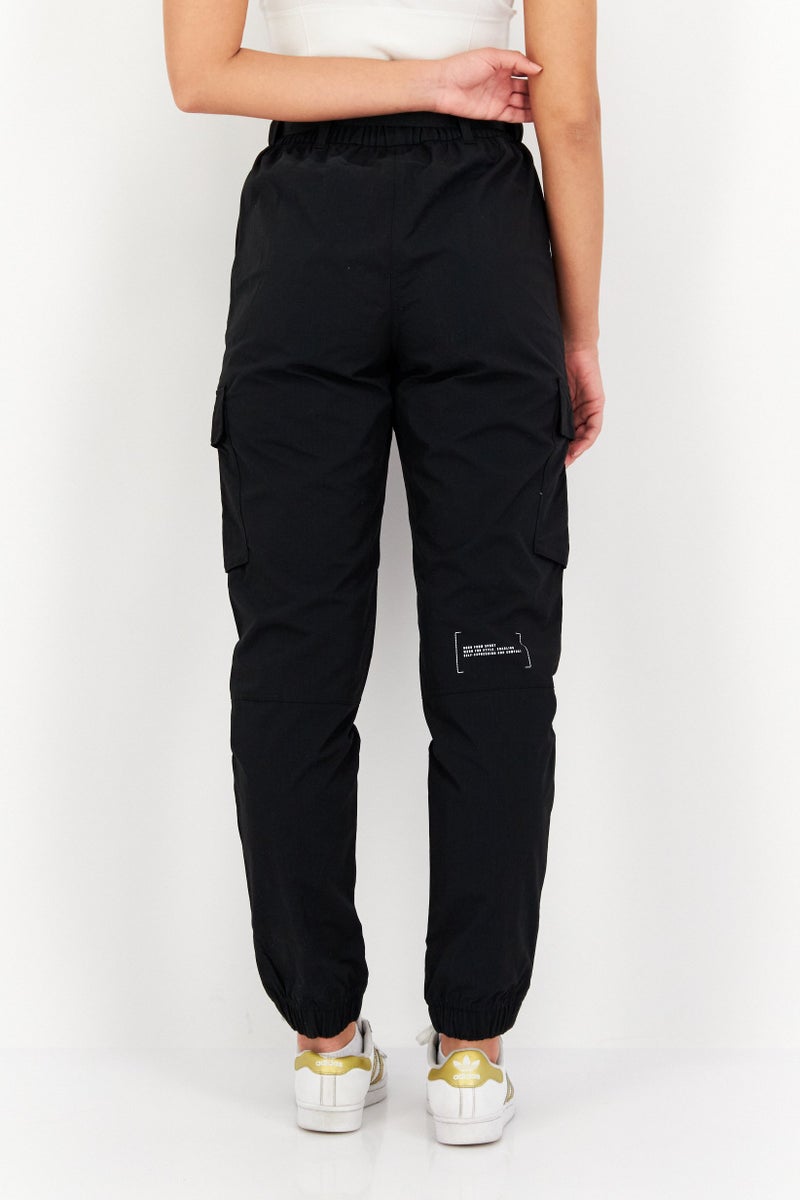 ADDO Women Sportswear Fit Training Cargo Pants, Black - Image 4