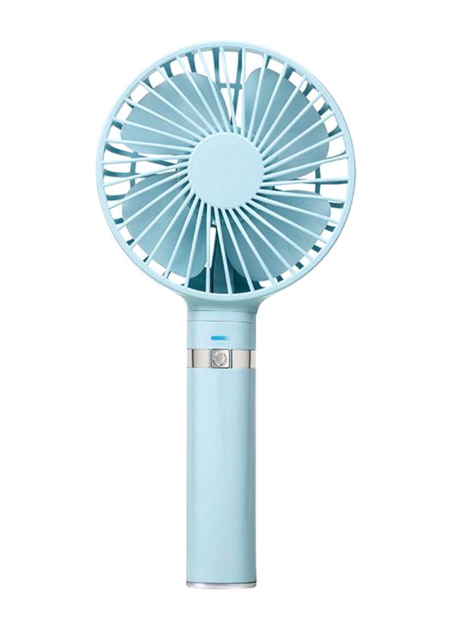 Loquat Mini Portable Handheld Table Fan Blue  - Image 1