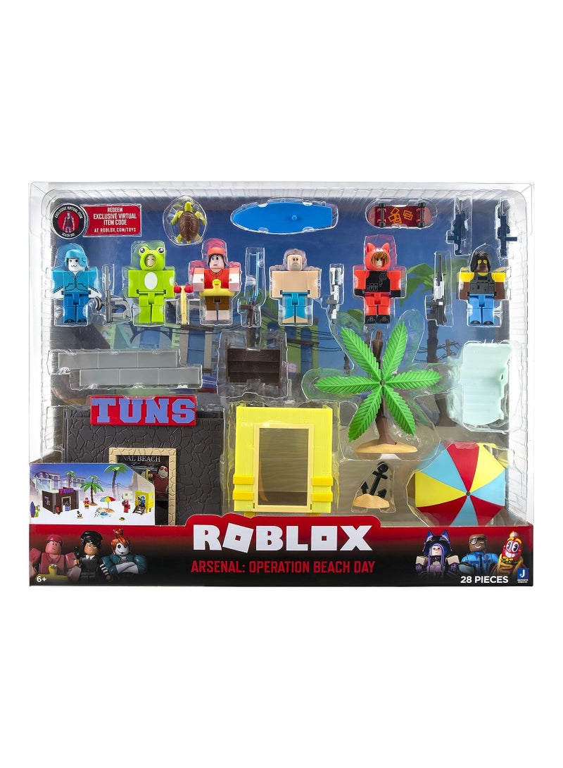 ROBLOX Roblox Arsenal: Operation Beach Day Deluxe Playset  - Image 1