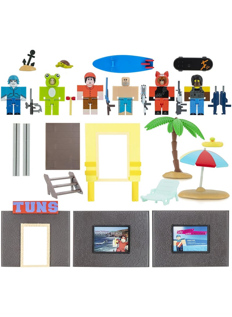 ROBLOX Roblox Arsenal: Operation Beach Day Deluxe Playset  - Image 4