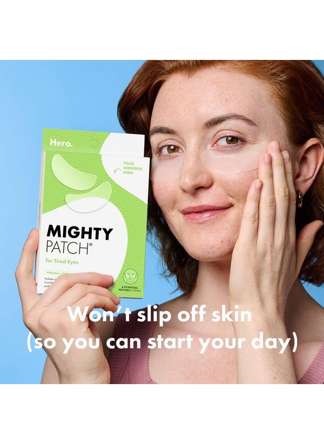 Hero Cosmetics Hero Cosmetics Mighty Patch™ for Tired Eyes Patches - Soothing Hydrogel Patches - Awakens and Visibly De-puffs Undereyes with Multiple Applications (6 Count)  - Image 4