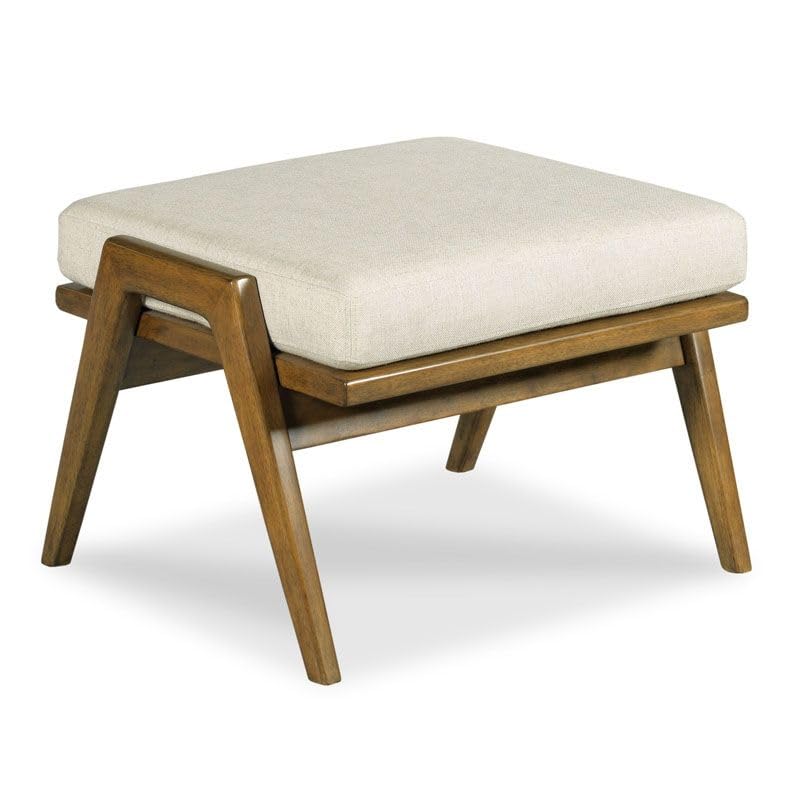 OGESTA Stool/Seat/Ottoman/Bench in Solid Sheesham Wood Stool with Cushion | Sitting Chair with Handle (Brown, Type-2) - Image 2