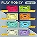 Queensell Play Money Suitable for Monopoly Board Game 480 pcs of 60 Each Bill Denomination Double Sides Printing Paper Money for Pretend Play Cashier Monopoly Money Refill Packs 480 pcs - Image 3