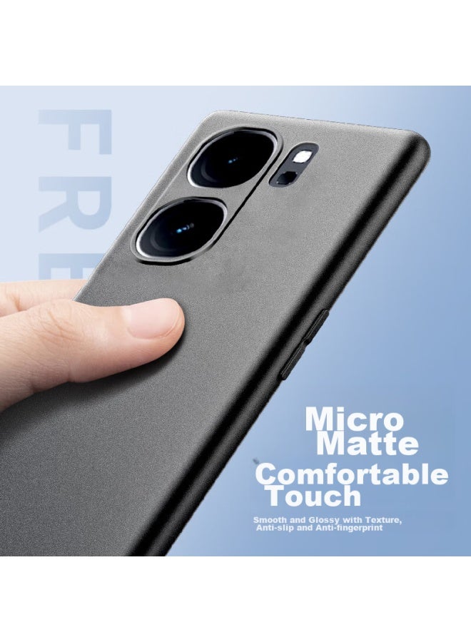 Freeson Phone Case For Vivo Iqoo Neo9/pro/neo9s Pro/+ Slim Full Protection Shockproof Frosted Soft Shell Black - Image 2