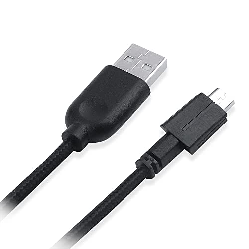 HUYUN 6.2ft USB Charge Cable & USB Micro Wire Data line Cord/Charging Cable Compatible for Alienware Wired/Wireless Gaming Mouse AW610M 610m Mouse mice (Black) - Image 5