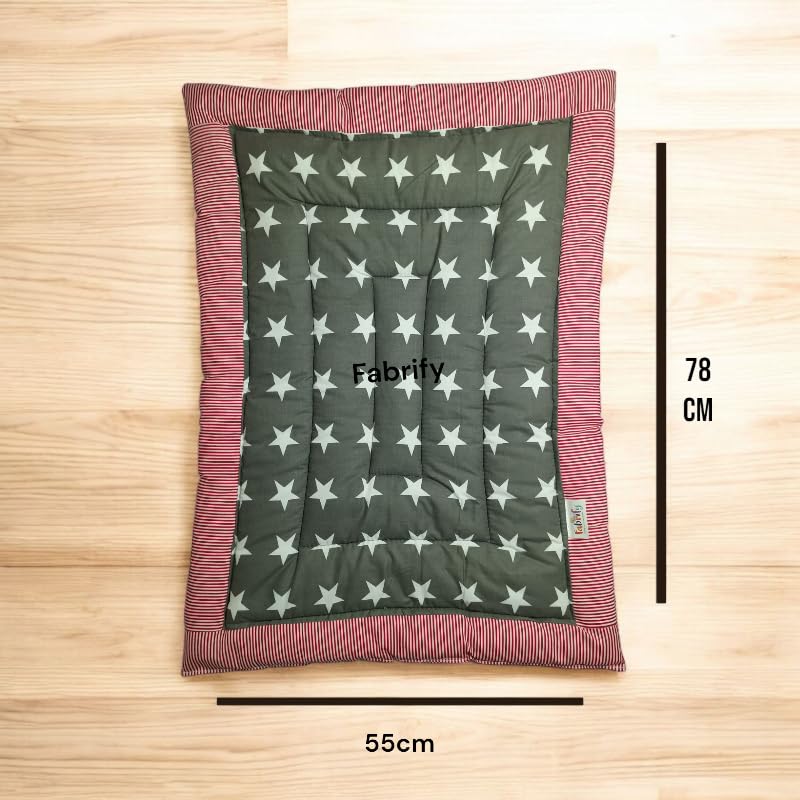 Fabrify Newborn Baby Godadi Baby Bed Mattress Rajai Godari Quilt 80x58 CM Multi1 - Image 2