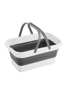 LAWAZIM Picnic Foldable Storage Box- Lightweight Waterproof Plastic Basket with Handles Dual-Purpose Lid and Built-in Mini Table -for Outdoor Storage Camping Gear Travel Family Outings and Beach Trips  - Image 4
