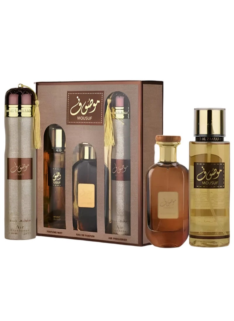 Ard Al Zaafaran Perfumes MOUSUF 100ML GIFT SET  - Image 2