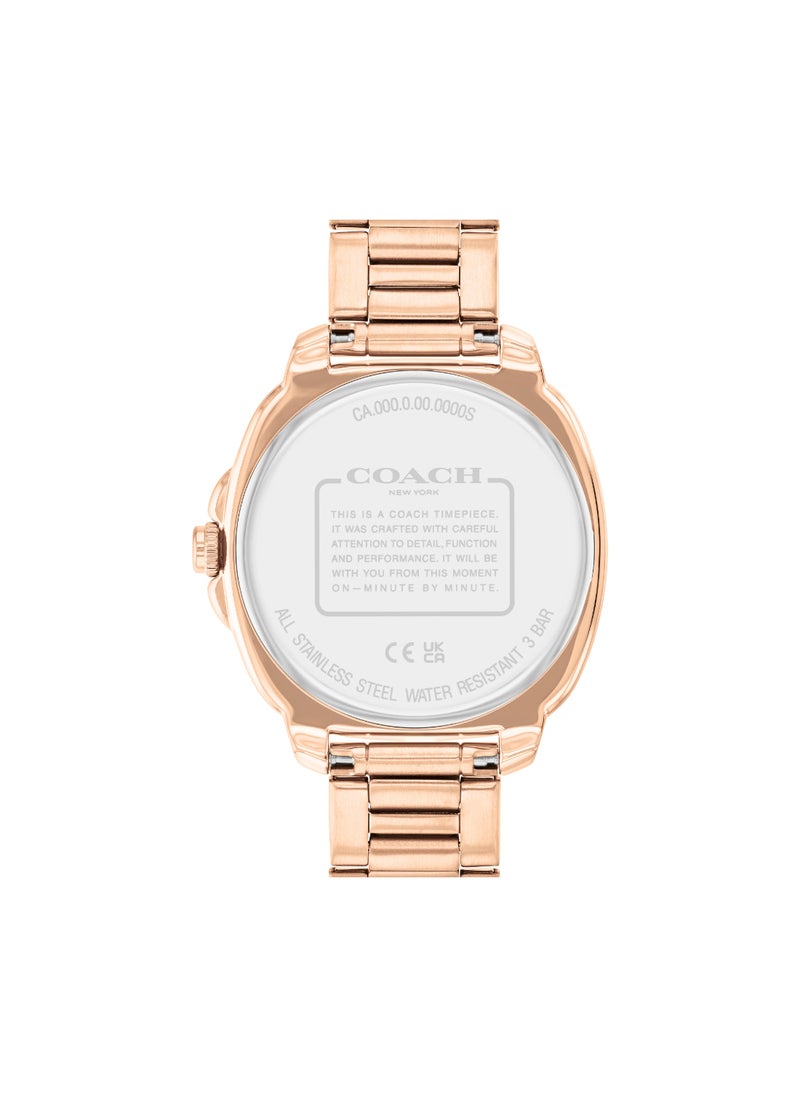 COACH COACH WATCHES TONNEAU ANALOG WOMEN'S BLUSH CASE WATCH - 14504399  - Image 3