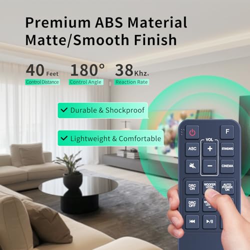 WDZP COV33552428 Remote Control sub COV33552406 Applicable for LG Sound Bar SH2 SH2.1 SPH2B-P SH3B LAC553B SPH3B-W S45A1-D LAS453B Soundbar System - Image 5