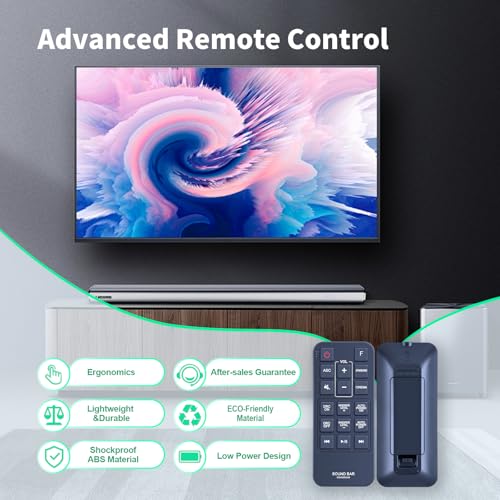 WDZP COV33552428 Remote Control sub COV33552406 Applicable for LG Sound Bar SH2 SH2.1 SPH2B-P SH3B LAC553B SPH3B-W S45A1-D LAS453B Soundbar System - Image 3
