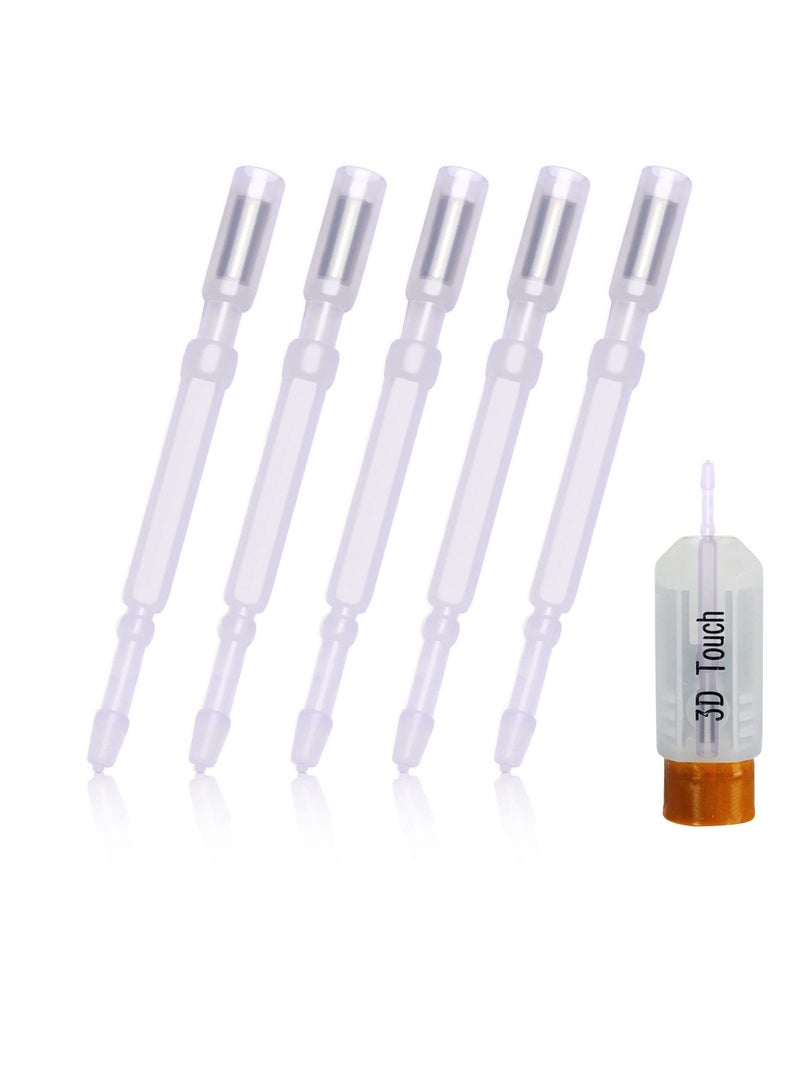 Excefore 3D Touch Probe Pin Replacement, 5 Pcs Smart Automatic Bed Leveling Touch Probe Pin Replacement, Auto Bed Leveling Sensor Probe Tips Replacement Probe, for Bltouch, 3D Touch - Image 1