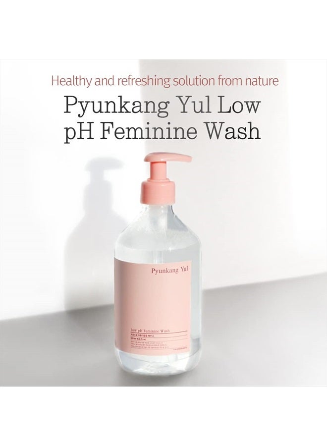Pyunkang Yul Low pH Feminine Wash with Green Tea, Cica, Moisturizing for Women l Health, Calming, Soothing Intimate Hygiene Wash Care for Itchy & Dry Skin, Cleanser, Paraben-Free 16.9 Fl.oz - Image 2