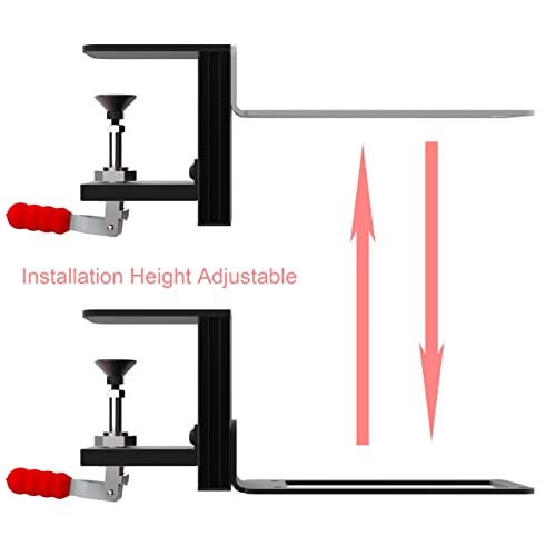 Hikig Steel Clamp-on Joystick Mount Designed ONLY for Logitech G Extreme 3D PRO Joystick for Windows, Adjustable Durable Steel Desk Mount Holder for Flight Joystick (Flight Joystick Not Included) - Image 5