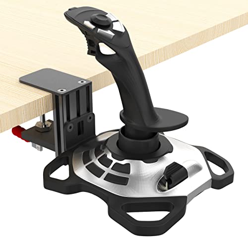 Hikig Steel Clamp-on Joystick Mount Designed ONLY for Logitech G Extreme 3D PRO Joystick for Windows, Adjustable Durable Steel Desk Mount Holder for Flight Joystick (Flight Joystick Not Included) - Image 2