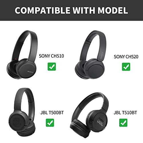Yinke حافظة يينك الصلبة لسماعات سوني WH-CH510 / JBL Tune 510BT، حقيبة تخزين واقية للسفر (أسود) - Image 2