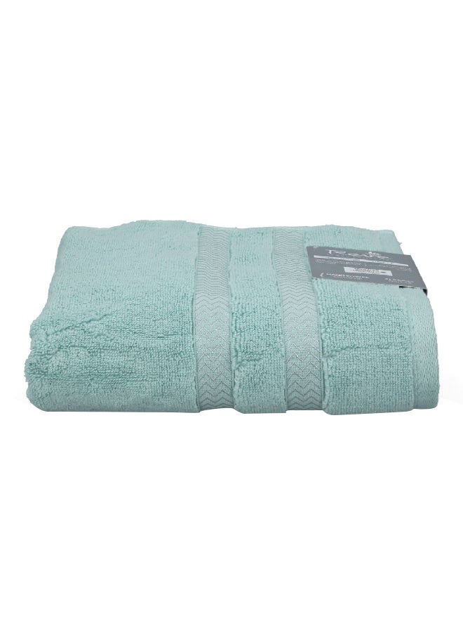 REVE Lucaluca Luxurious Cotton Highly Absorbent Hand Towel Aqua 50 x 100 cm  - Image 1