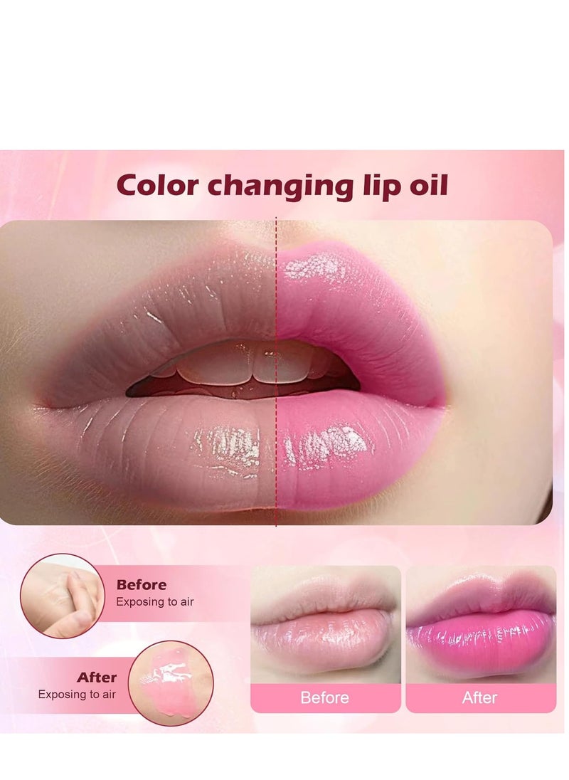 آي بي سي سي سي أن دي سي Pink Lip Serum Plumper ، ملمع شفاه متغير اللون ، ملمع شفاه سحري لتغيير اللون ، ممتلئ شفاه وردي مرطب ، صبغة شفاه مصل الشفاه الوردي ، هدية عيد الحب للترطيب وتقليل الخطوط الدقيقة 5.5 مل  - Image 3