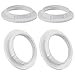 DiCUNO DiCUNO E26 Lamp Shade Rings, White Light Socket Ring, Lock Socket Replacement for Standard Base Lamp holder, Inside  - Image 2